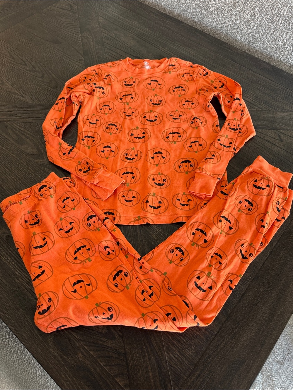 Carter's Orange Women's Halloween Pajamas Set